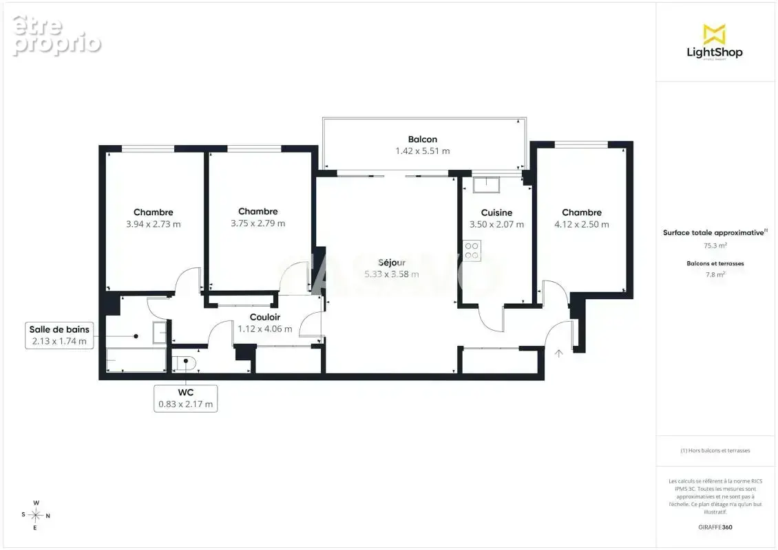 Vente Appartement 4 pièces de 75m² - 92210 Saint-Cloud - photo 20