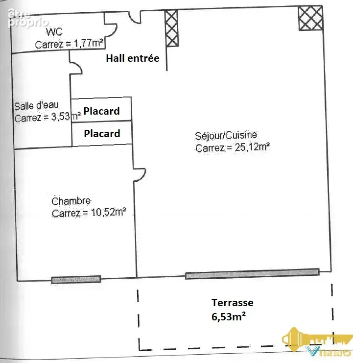 Appartement 2 pièces 41m2, Terrasse 6,43m2 - photo 10