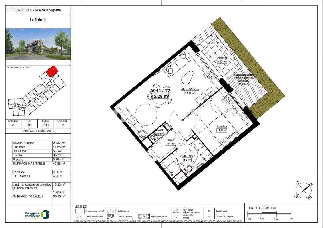 Appartement à LINSELLES