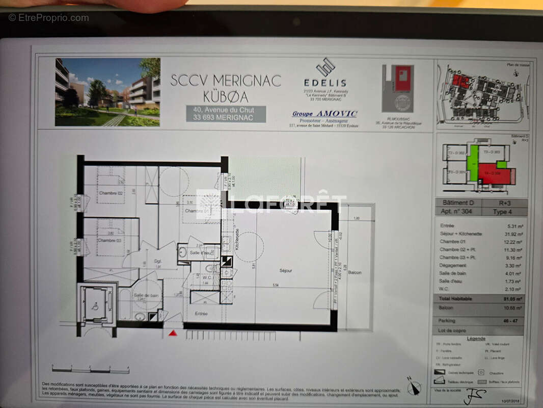 Appartement à MERIGNAC