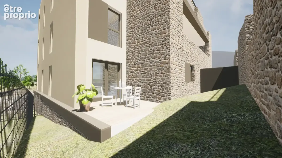 T2 - magnifique appartement neuf avec jardinet  en plein centre ville de saint didier en velay - photo 2
