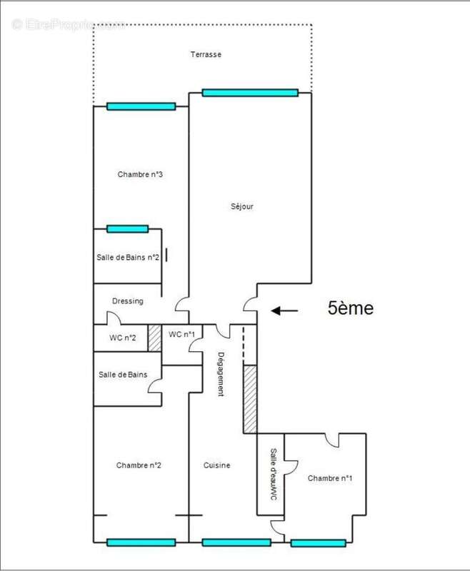 Cannes, Basse Californie - Appartement 4 pièces vue mer  111 m² - photo 29