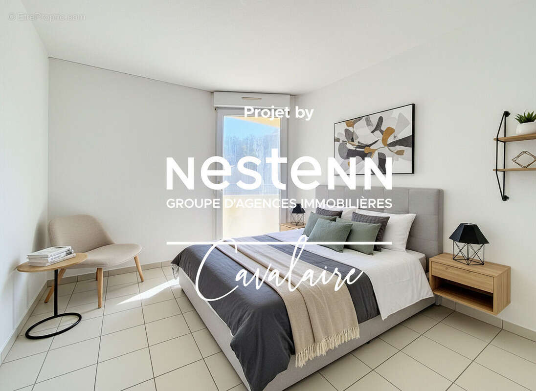 Coeur de ville Cavalaire-sur-Mer - 63 m² - Dernier étage - 2 chambres - 2 terrasses 75 m² et garage - photo 11