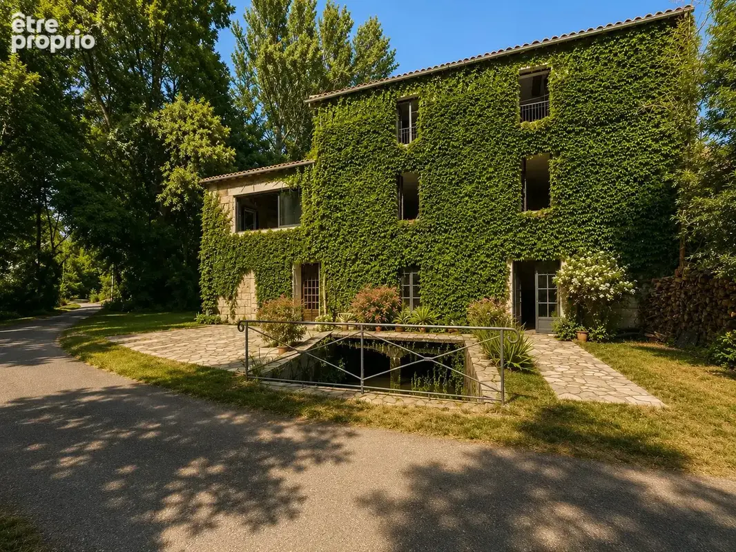 Facade du Moulin - Maison à SAINT-DIZANT-DU-GUA