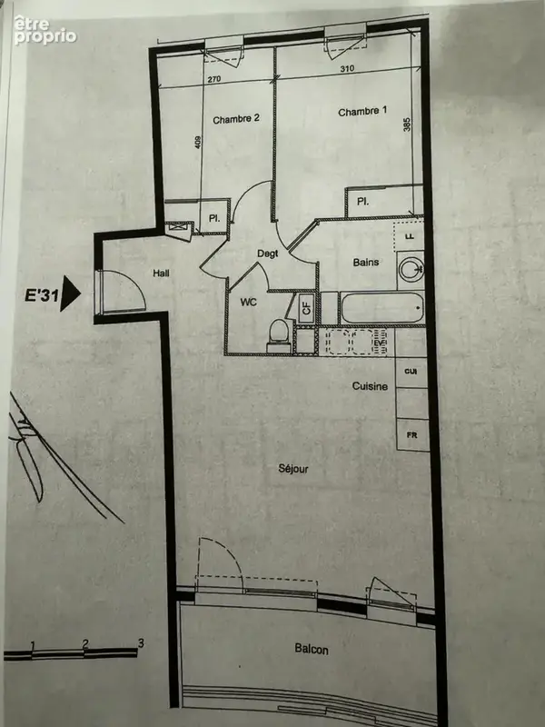 Appartement à vendre 3 pièces LYON 8EME ARRONDISSEMENT (69) avec grand garage - photo 10