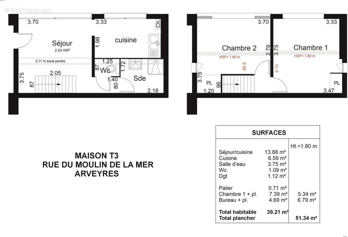 Maison 39 m² à Arveyres  - photo 5