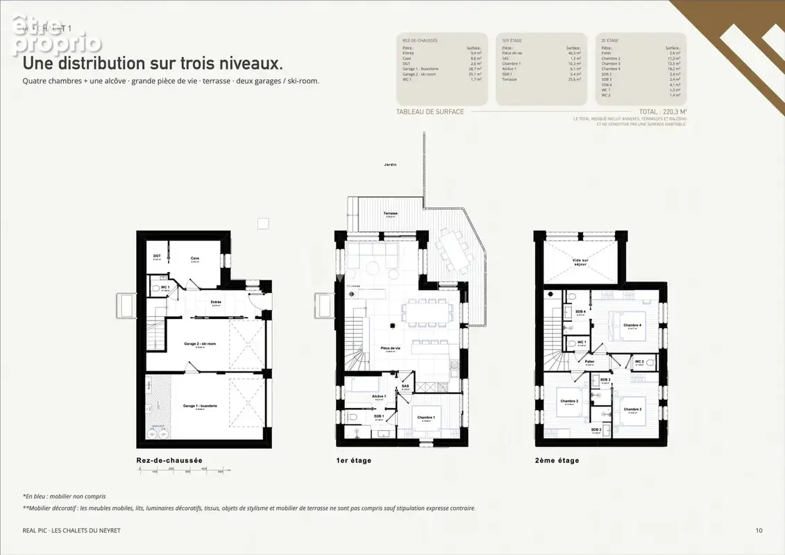 Maison 6 pièces 150 m² à vendre à Peisey-Nancroix (73210) - photo 3