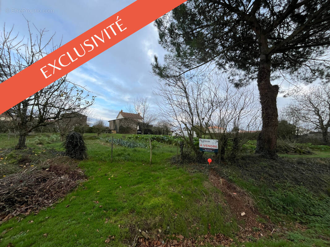 Terrain à CHAVAGNES-LES-REDOUX