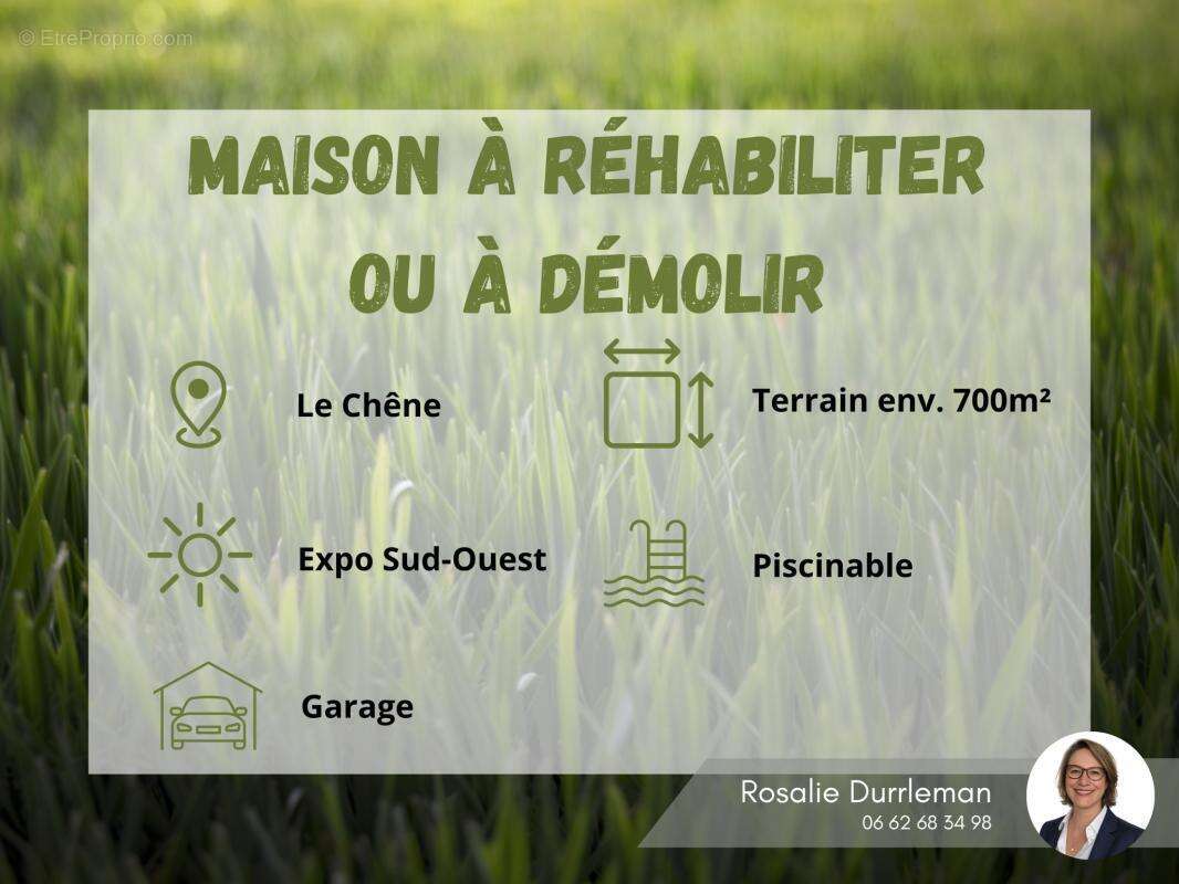 Quartier du Chêne - Projet à fort potentiel   Terrain 700 m2 - photo 2