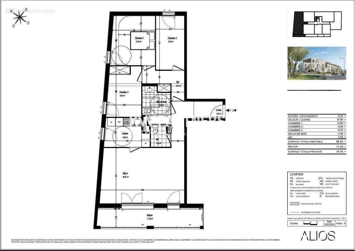 Appartement à ARGENTEUIL
