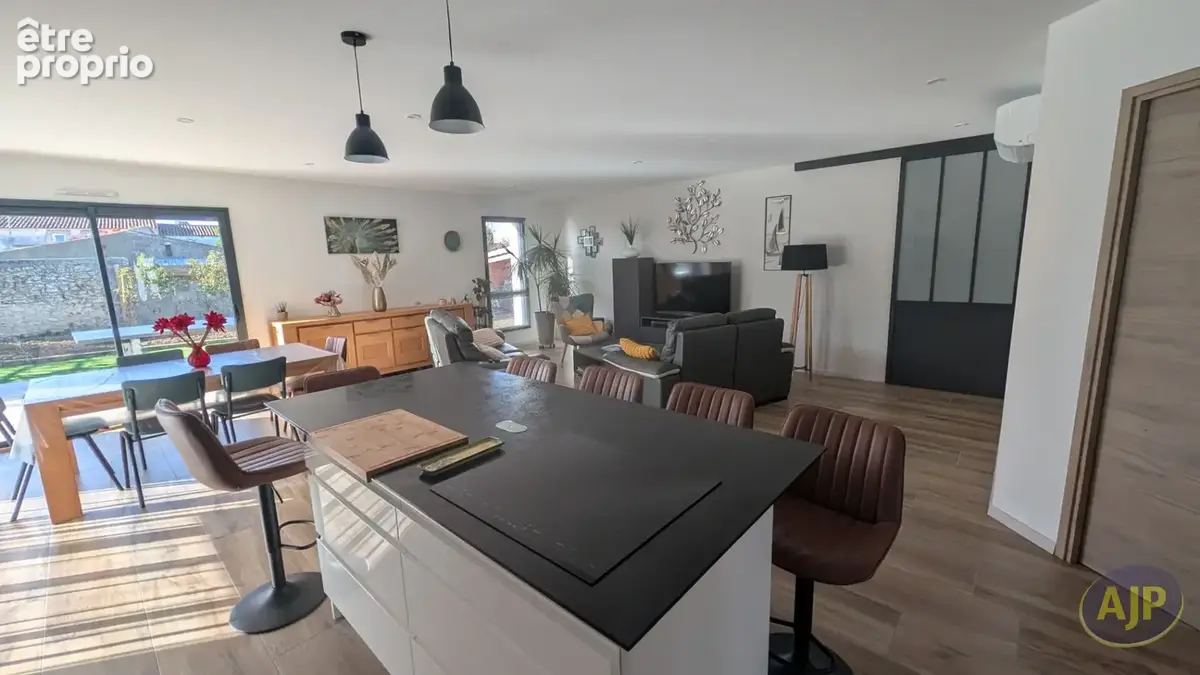 Villa et studio Saint Michel En L Herm 6 pièce(s) 150 m2 - photo 5