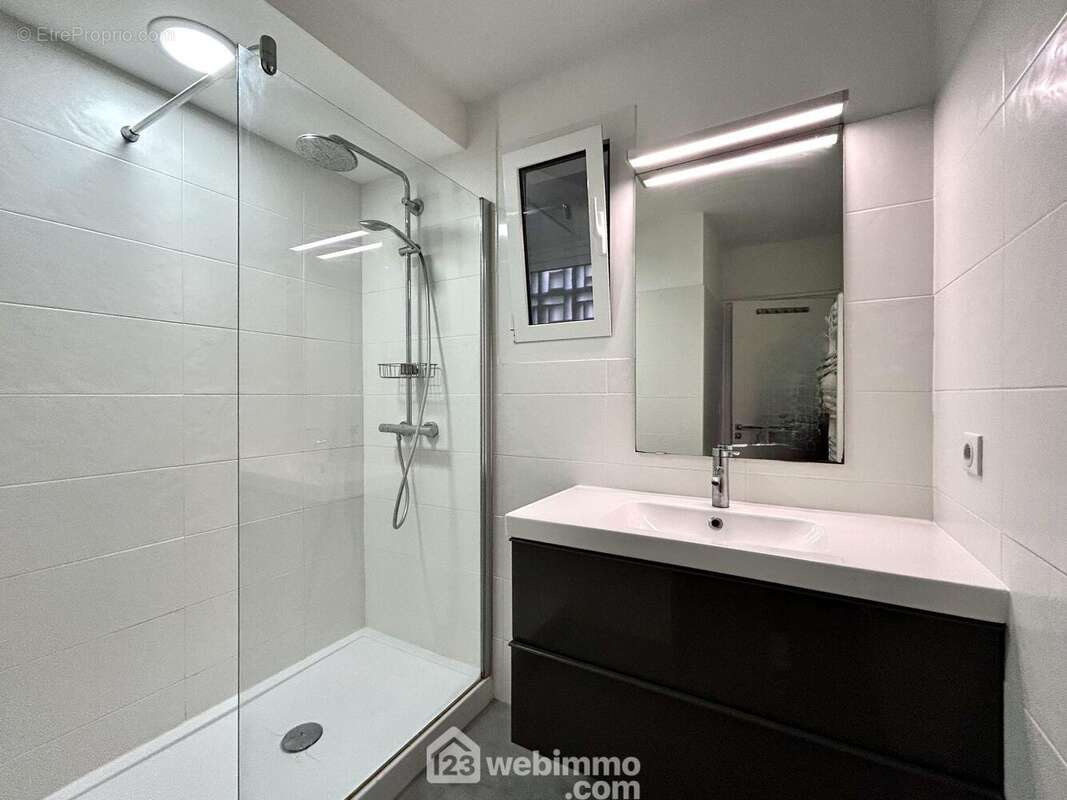 Salle d&#039;eau en parfait état et wc indépendant - Appartement à SAN-MARTINO-DI-LOTA