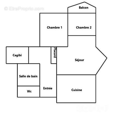 Appartement 55 m² à Grigny  - photo 7
