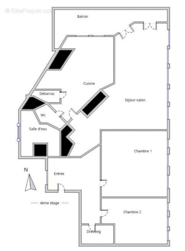 Appartement à LA GARENNE-COLOMBES