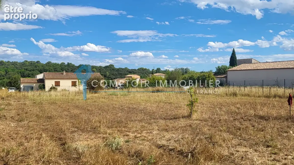 DPT GARD (30), à vendre, SAINT MAMERT DU GARD, terrain constructible de 1060m2 borné, viabilisé et clos 3 côté - photo 2