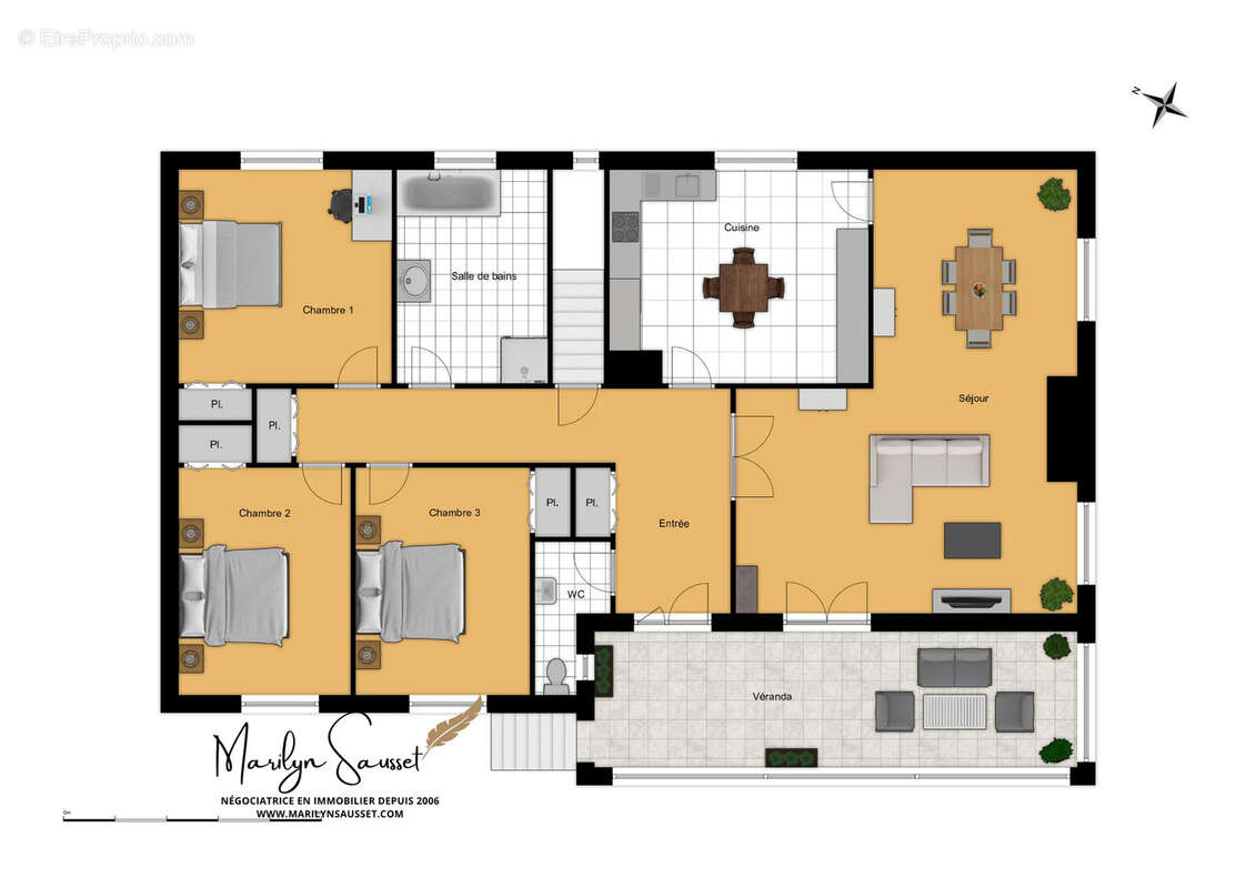 Maison à NEUVILLE-SUR-SAONE