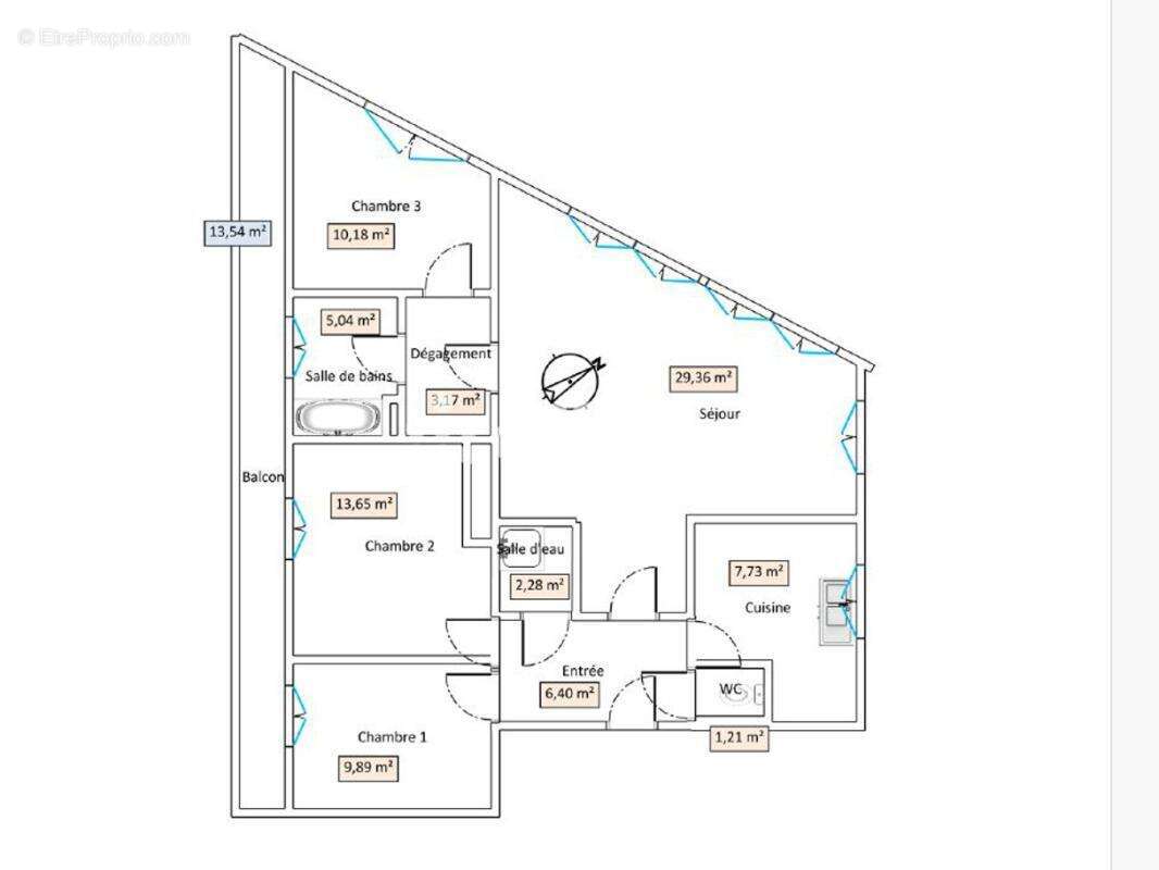 Appartement à ASNIERES-SUR-SEINE