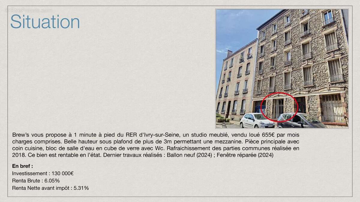 Appartement à IVRY-SUR-SEINE