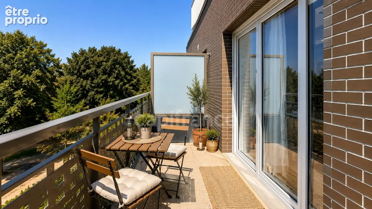 Fleury merogis, rue de la coulée verte, appartement t3 63 m² avec grand balcon et deux stationnements en sous-sol - photo 7