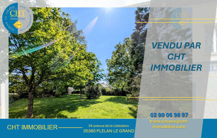Terrain à PLELAN-LE-GRAND