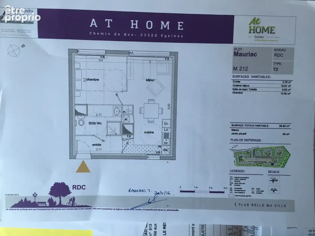 T2 rez de chaussee - jardin - parking - residence securisee - photo 17