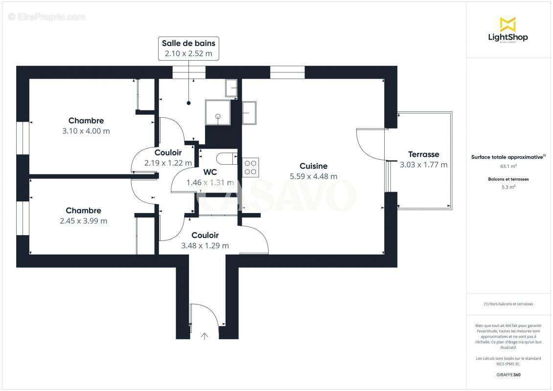 Appartement à MONTLIGNON