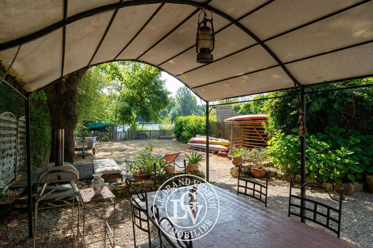 Samois sur seine - maison de charme et son jardin avec vue seine - photo 2