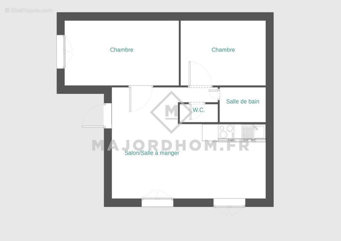 Appartement à MARSEILLE-1E