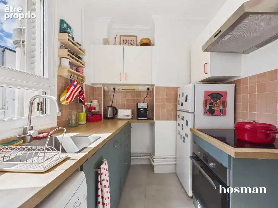 Paris 18ᵉ – 2 pièces avec ascenseur  37 m²  5ᵉ étage  calme & lumineux  cave - photo 11