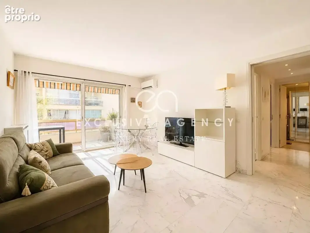 Cannes vente 2 pièces de 46m² - Grande terrasse à 100 m des plages - photo 3