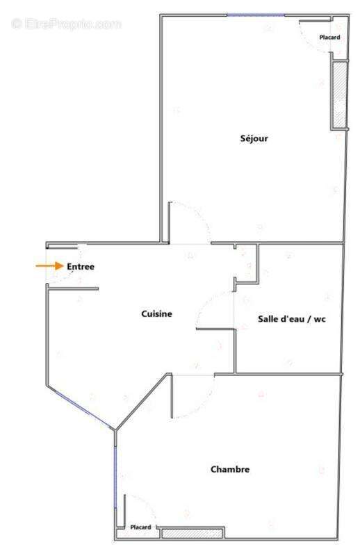 Appartement à PARIS-14E