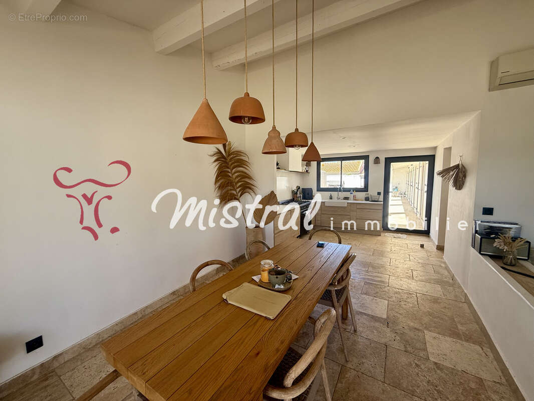 Maison saintes maries de la mer plain pied 3 chambres acces grand radeau - photo 5
