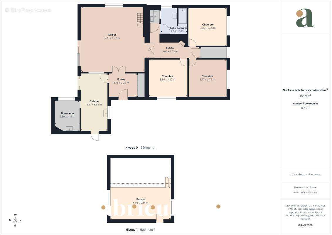 Maison individuelle de 155 m², 5 pièces à  Bordeaux quartier Cauderan - photo 14