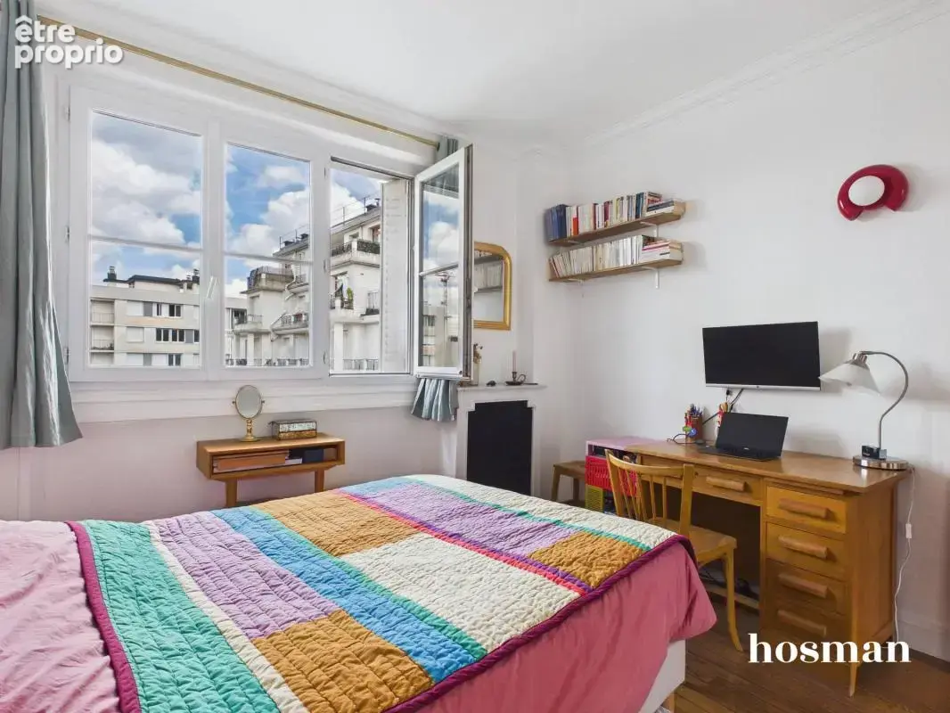 Paris 18ᵉ – 2 pièces avec ascenseur  37 m²  5ᵉ étage  calme & lumineux  cave - photo 13