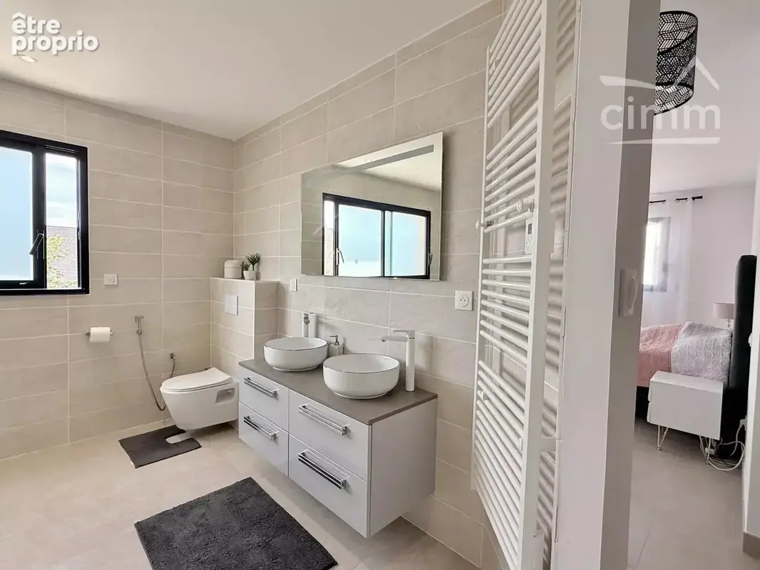 Maison contemporaine de 2022 avec piscine – Saint-Gervais-la-Forêt - photo 12