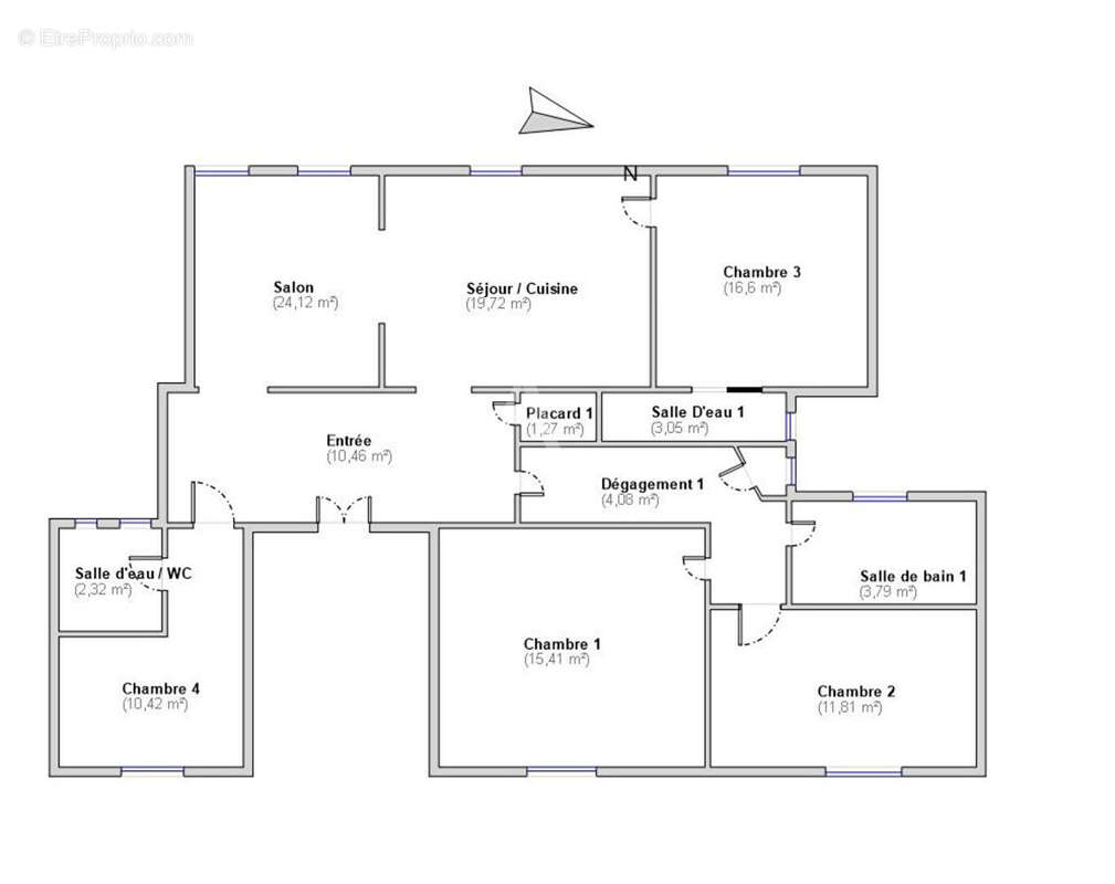 Appartement à PARIS-10E