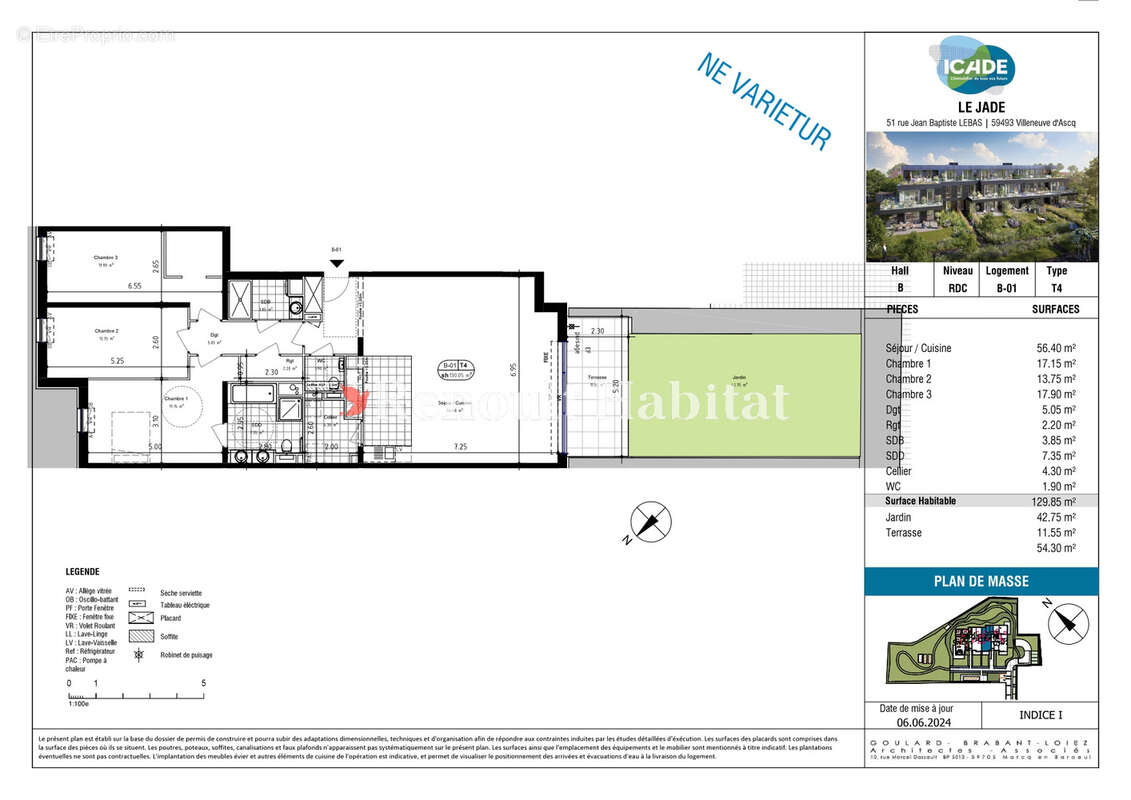 Appartement à VILLENEUVE-D'ASCQ