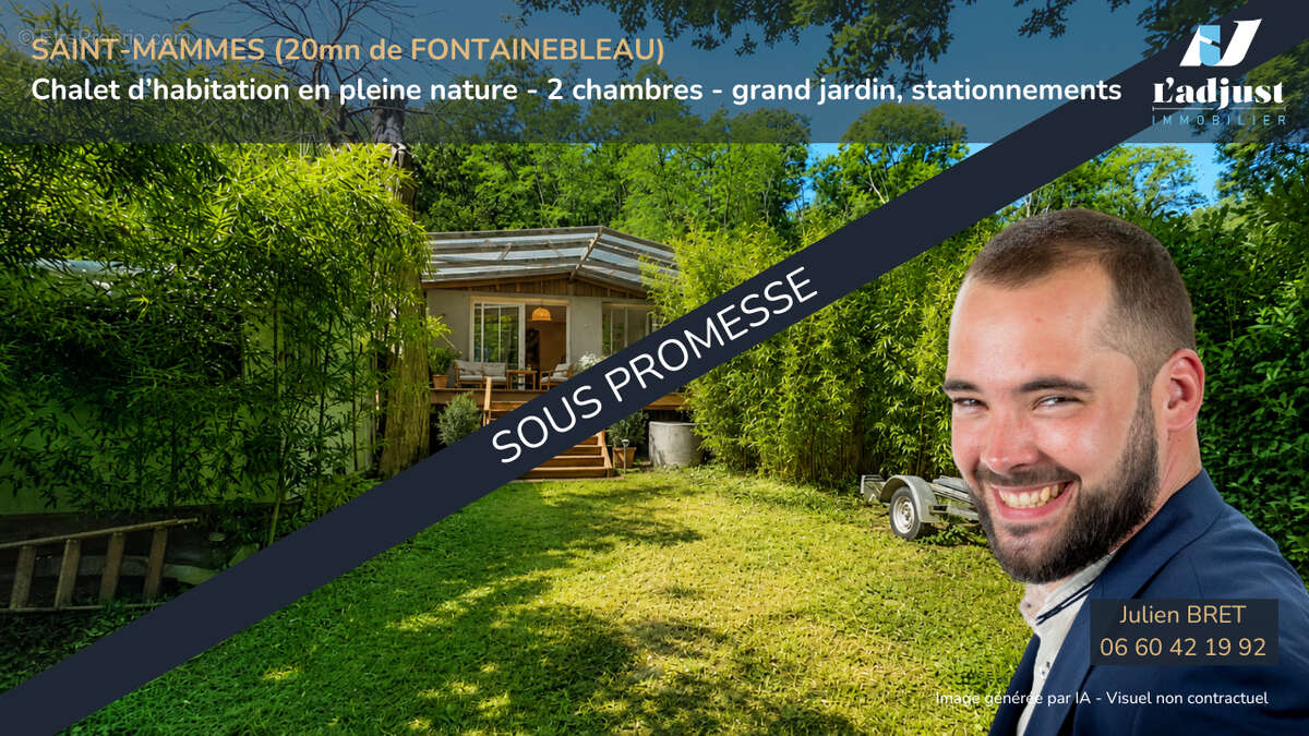 Chalet de plain-pied au calme, entre Seine et forêt, sur 660 m² de terrain - photo 17