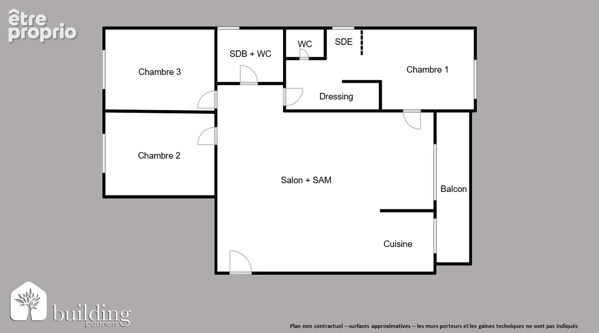 So Ouest Levallois-Perret - Appartement 4 pièces 85,1 m² avec 6,45 m² de balcon et parking - photo 2