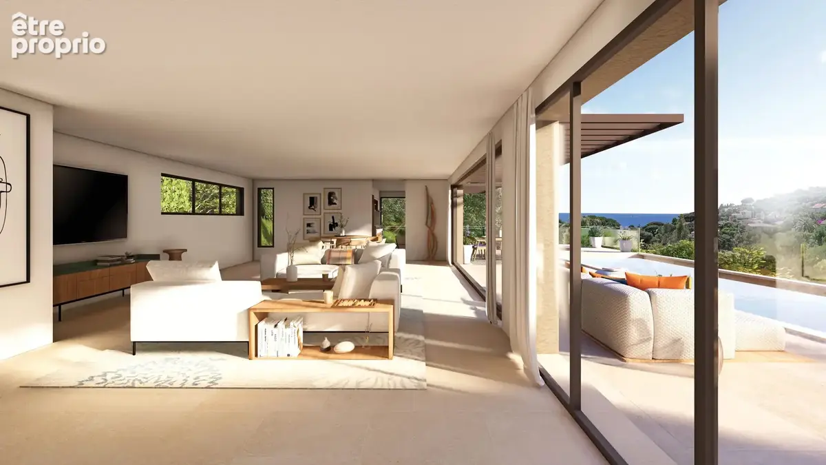 Terrain 1430m2 avec apercu mer et permis de construire purgé - les issambres - photo 6