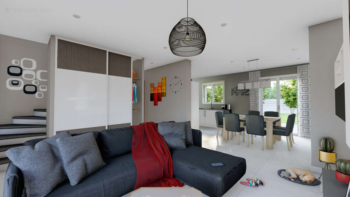 Maison contemporaine 98 m2 + garage à Égliseneuve-près-Billom - photo 4