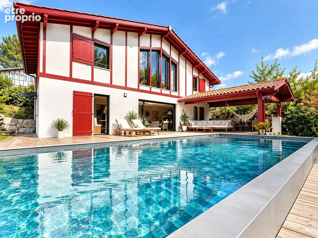 Maison de prestige récente 7 pièces à vendre à Bassussarry - 239,92 m² dont une studio indépendant - Garage - photo 11