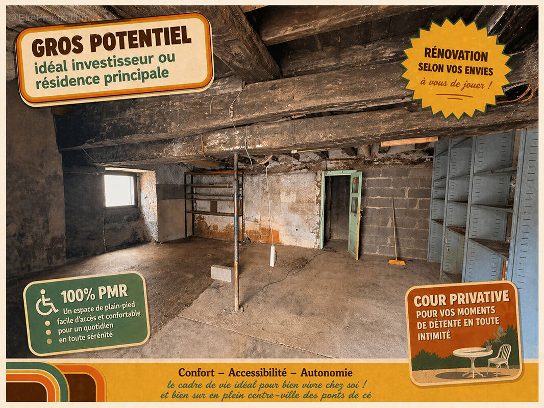 Appartement à LES PONTS-DE-CE