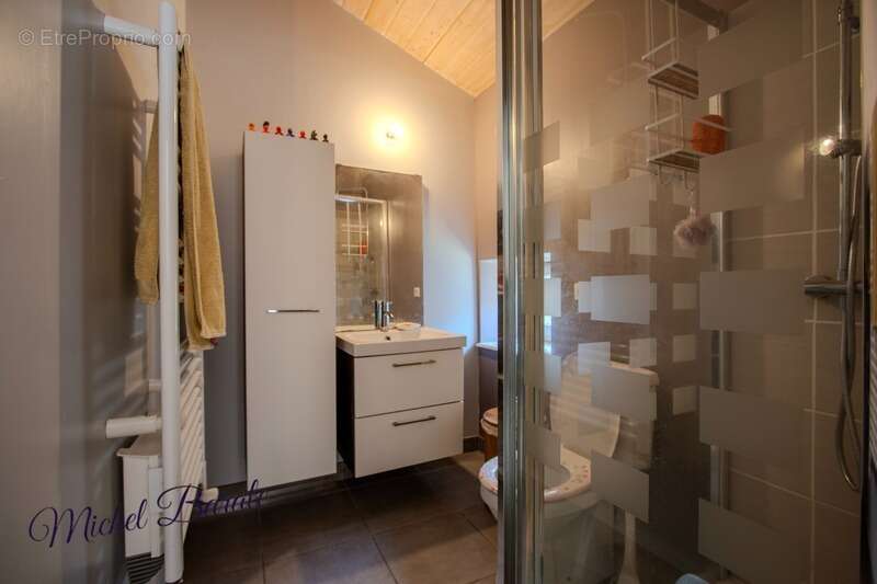 Ferme rénovée 205 m² – 6 chambres – terrain 16 000 m² – géothermie – vue – Montromant (69) - photo 30