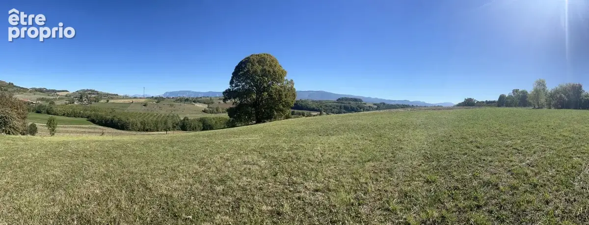 CHEVRIERES - Terrain avec vue Vercors - photo 1