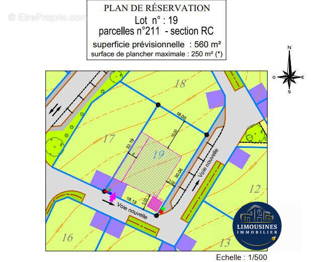 Terrain 560 m² à Limoges  - photo 2