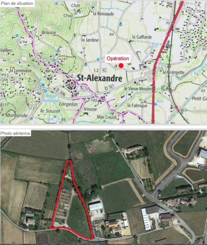 Terrain à SAINT-ALEXANDRE