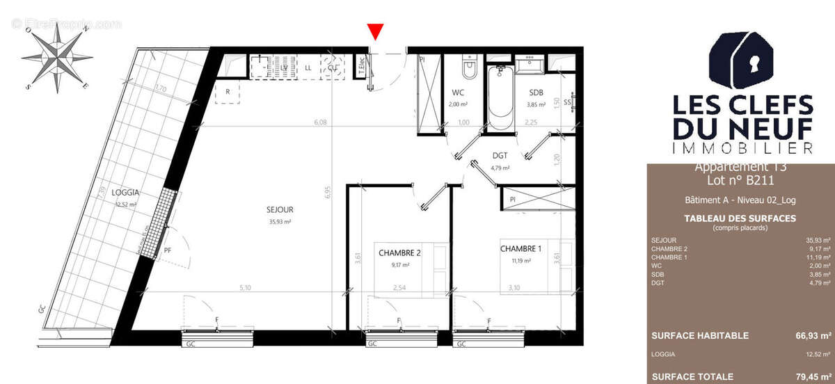 Appartement à SAINT-ORENS-DE-GAMEVILLE