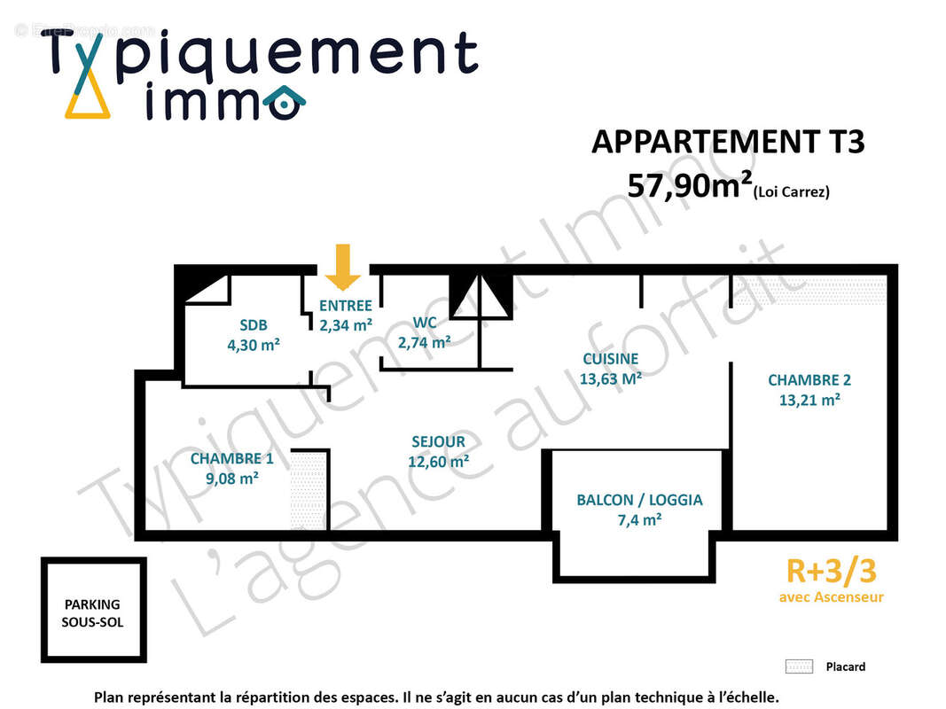 Appartement à TOULOUSE