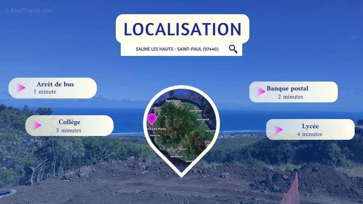 Terrain à SAINT-PAUL